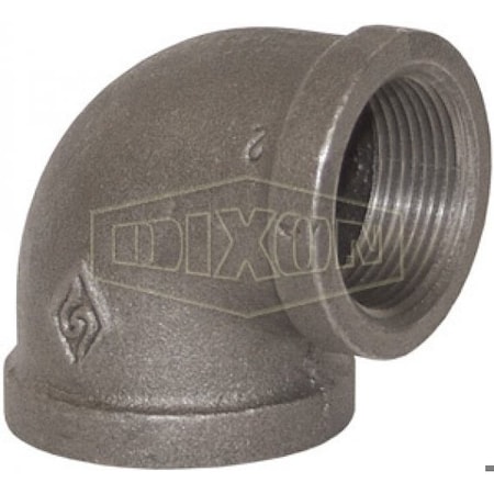 Dixon 90Deg Reducing Elbow, 1 x 3/4 in Nominal, FNPT End Style, Iron REL1075